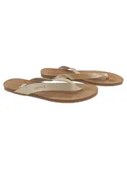 Vorschaubild 1 von Damen Zehentrenner Sandalen Gold Gr. 41 Sommer Flip Flops