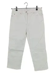 Vorschaubild 1 von Damen Jeans Wide Fit Irina Weiß Gr. 38 Casual Hose