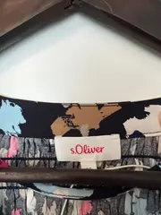 Vorschaubild 6 von Damen Tunikakleid Gr. 38/M Blau Abstrakt Viskose