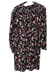 Vorschaubild 3 von Damen Tunikakleid Gr. 38/M Blau Abstrakt Viskose