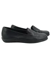 Vorschaubild 1 von Damen Slipper Loafer Gr. 38.5 Schwarz Klassisch Komfortabel
