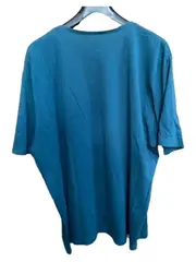 Vorschaubild 3 von Damen T-Shirt V-Ausschnitt Gr. 54/56 Petrol Basic Relaxed Fit