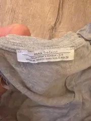 Vorschaubild 4 von Trafaluc Damen T-Shirt V-Ausschnitt Gr. S grau meliert Basic