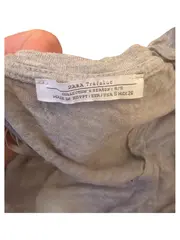 Vorschaubild 3 von Trafaluc Damen T-Shirt V-Ausschnitt Gr. S grau meliert Basic
