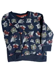 Vorschaubild 1 von Kinder Pullover Sweatshirt Tiermotive Gr. 92 Blau