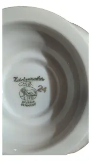 Vorschaubild 3 von Porzellantasse Helb Goldrand Weiß Bavaria Germany