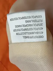 Vorschaubild 4 von Damen Steppjacke Gr. 36/S Orange Casual Reißverschluss