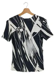 Vorschaubild 2 von Damen T-Shirt Gr. 36/S Mehrfarbig Schwarz Weiß Abstrakt