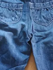 Vorschaubild 5 von Baby Mädchen Jeans Jogginghose Gr. 86 Blau Baumwolle