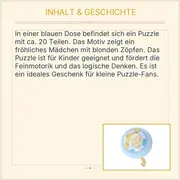 Vorschaubild 4 von Greifling Holzkugel Mädchen Motiv Blau Baby Spielzeug