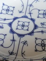 Vorschaubild 2 von Dekoschale Indisch Blau Muster Porzellan 22cm