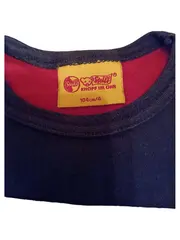 Vorschaubild 2 von Kinder Langarmshirt Gr. 104 Blau Rot Gestreift Fahrzeuge