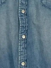 Vorschaubild 4 von Herren Jeanshemd Freizeithemd Blau Gr. M Baumwolle