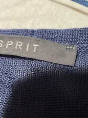 Vorschaubild 4 von Damen Strickjacke Kurzarm Blau Gr. S 36 Basic Viskose Alltag