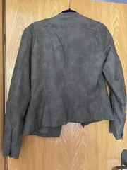 Vorschaubild 2 von Damen Kunstlederjacke Gr. 38 Braun Casual Bikerjacke