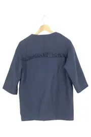 Vorschaubild 2 von Damen Leichte Jacke 38/M Blau Elegant Fransen Reißverschluss