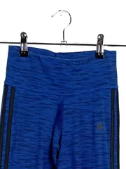 Vorschaubild 4 von Damen Leggings XS Blau Meliert Sportlich Fitness Hose