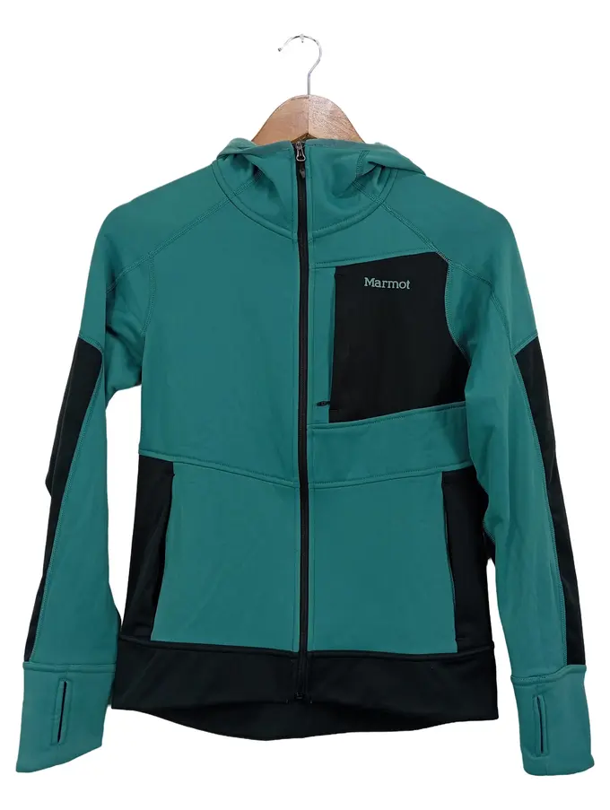 MARMOT Damen Softshelljacke Kapuzenjacke Outdoor Petrol 34/XS