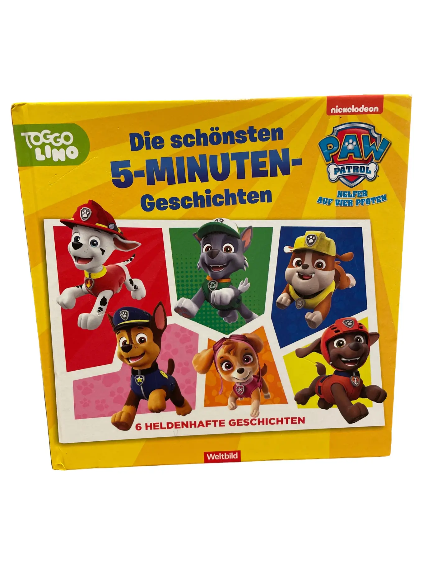 PAW Patrol 5-Minuten-Geschichten Buch Hardcover Kinder Vorlesen Tierhelden