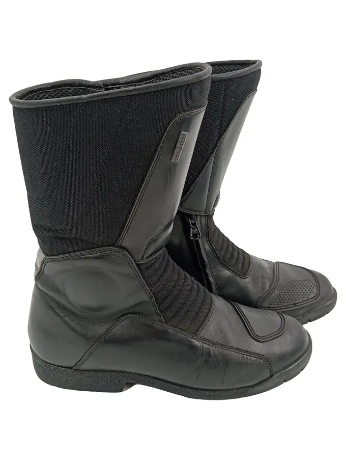 BMW Motorradstiefel Herren 42 Schwarz Sportlich Gore-Tex Leder