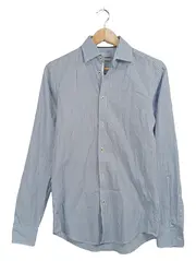 Vorschaubild 1 von Herren Business Hemd Slim Fit kariert Blau Weiß Gr. 37/38