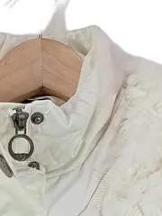 Vorschaubild 2 von Damen Steppjacke Gr. 38/M Beige Praktisch Fellbesatz