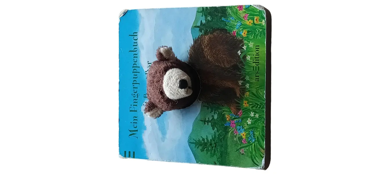 Mein Fingerpuppenbuch Bär Kinderbuch Ars Edition Hardcover