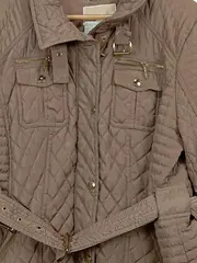 Vorschaubild 2 von Damen Steppjacke Gr. 44/XXL Beige Modisch Casual Gesteppt