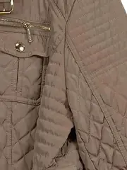 Vorschaubild 3 von Damen Steppjacke Gr. 44/XXL Beige Modisch Casual Gesteppt