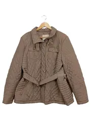 Vorschaubild 1 von Damen Steppjacke Gr. 44/XXL Beige Modisch Casual Gesteppt