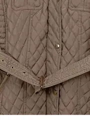 Vorschaubild 4 von Damen Steppjacke Gr. 44/XXL Beige Modisch Casual Gesteppt