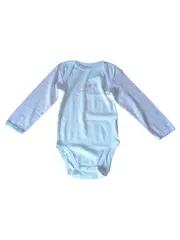 Vorschaubild 2 von TCM Baby Body Langarm Mädchen Gr. 86/92 Weiß Rosa Gestreift