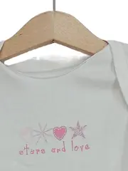 Vorschaubild 3 von TCM Baby Body Langarm Mädchen Gr. 86/92 Weiß Rosa Gestreift