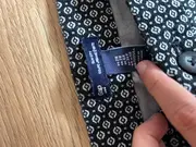 Vorschaubild 4 von Damen Stoffhose Baumwolle Stretch Gr. W26/34/XS Schwarz Geometrisch