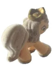 Vorschaubild 2 von Filly Pony Plüschfigur mit Krone Beige Sammlerfigur