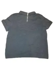 Vorschaubild 3 von Damen Poloshirt Navy Blau Gr. L Stickerei Reißverschluss