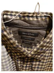 Vorschaubild 2 von Herren Freizeithemd Kariert Blau Baumwolle Gr. XXL