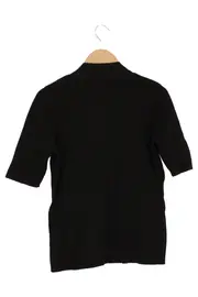 Vorschaubild 2 von Damen Pullover Gr. 44/XL Schwarz Business Casual Schleife Halbarm