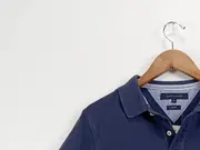 Vorschaubild 5 von Poloshirt Herren Gr. M Slim Fit Navy Blau Baumwolle