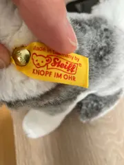 Vorschaubild 3 von Kuscheltier Husky Hund Grau Klassisch Stofftier 23cm