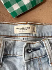 Vorschaubild 5 von Damen Mom Jeans Gr. 26 Hellblau Casual Distressed