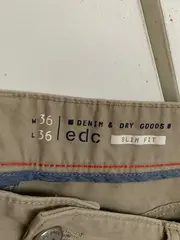 Vorschaubild 8 von EDC Herren Stoffhose Casual Beige Größe 36