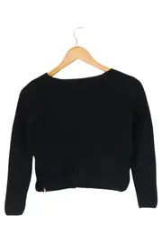 Vorschaubild 2 von Kinder Pullover Gr. 140 Schwarz Casual Strukturmuster