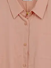 Vorschaubild 3 von Damen Hemdbluse XS Rosa Minimalistisch Kurzarm Bluse