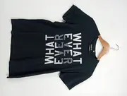 Vorschaubild 1 von Kinder T-Shirt Schwarz Gr. 164 Streetwear mit Schriftzug Print