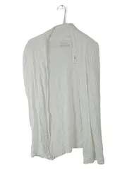 Vorschaubild 1 von Damen Strickjacke Cardigan Weiß Gr. M Baumwolle Casual