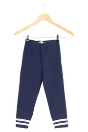 Vorschaubild 1 von Kinder Leggings Blau Gr. 116 Baumwolle Casual Sportlich Gestreift
