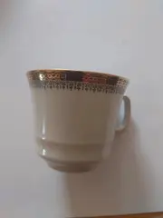 Vorschaubild 3 von Porzellan Tasse Kaffeetasse Klassisch Weiß Grafisch 8 cm