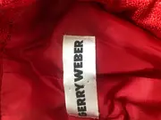 Vorschaubild 6 von Damen Blazer Rot Strukturmuster Langarm Gr. 44/XXL Business