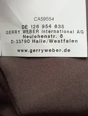 Vorschaubild 5 von Damen Businesskleid Gr. 36/S Braun Lochmuster Spitze Elegant